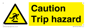 caution trip hazard